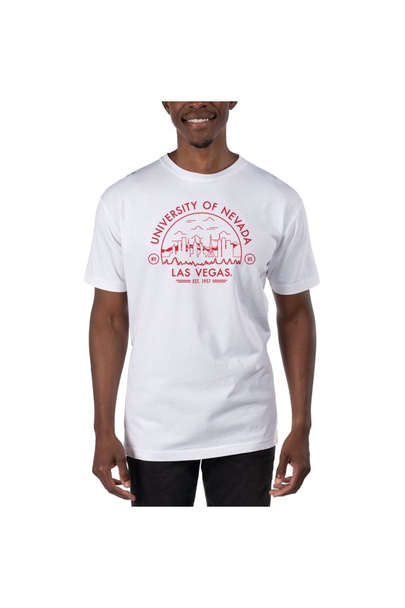 Men's Uscape Apparel White UNLV Rebels T-Shirt