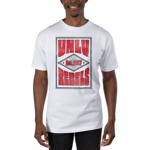 Men's Uscape Apparel White UNLV Rebels T-Shirt