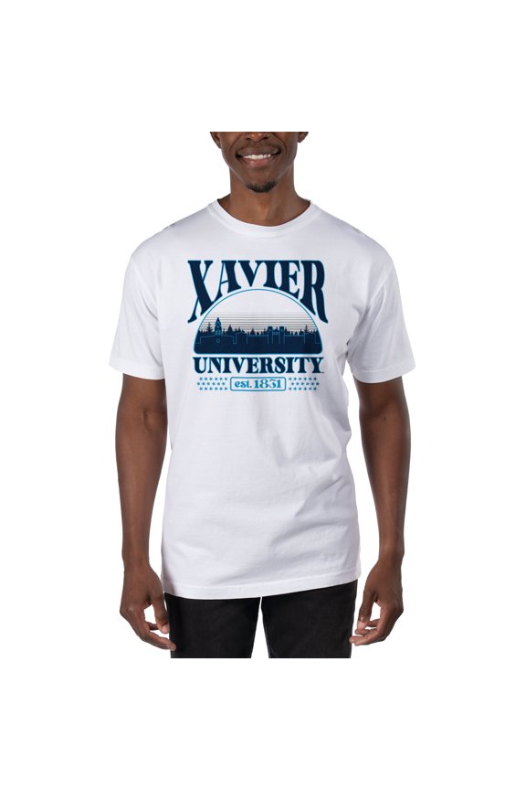 Men's Uscape Apparel White Xavier Musketeers T-Shirt