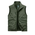 thumbnail image 1 of Men's Utility Vest Casual Breathable Outdoor Quick Drying Photography Fishing Vests Lightweight Work Safari Vest Jacket with Multi Pockets, 1 of 3
