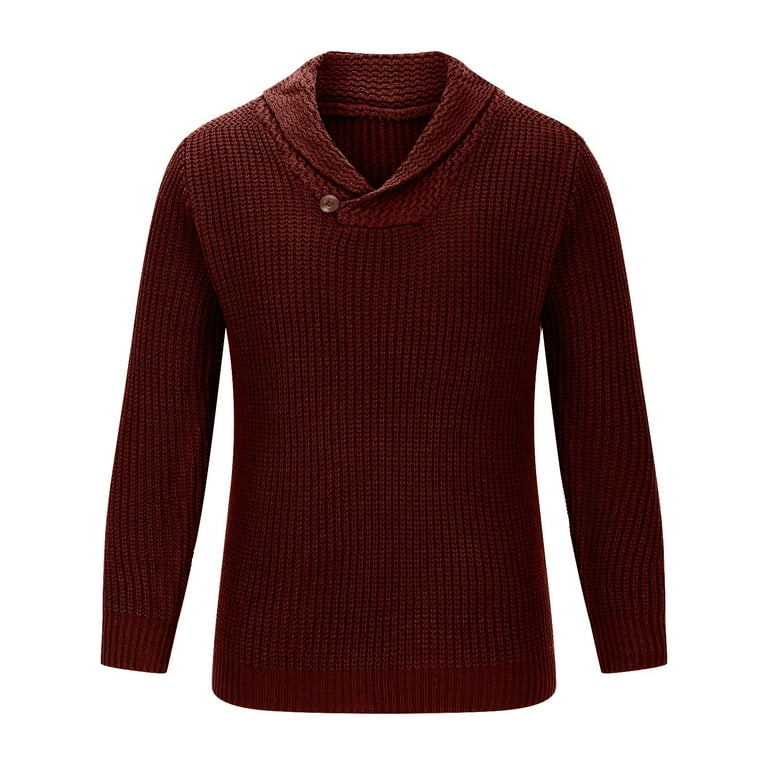 Knitting Solid Color Long Sleeves V-Neck Sweatshirts Knitting Solid Color Long Sleeves V-Neck Sweatshirts