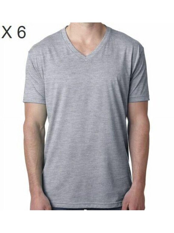 Mens 4.5 oz SoftStyle V-Neck T-Shirt 3 Pack - Walmart.com