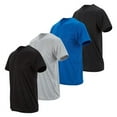 thumbnail image 1 of Daresay TSV-Z250-PKF-Dri Fit-4PK-3X Mens V-Neck Performance T-Shirt, Assorted Color - 3X - Pack of 4, 1 of 7