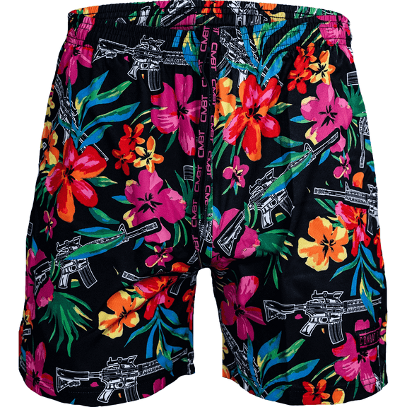 Combat Iron Men's V3 Performance Training Shorts | 5.5" M / Tactical Hawaiian