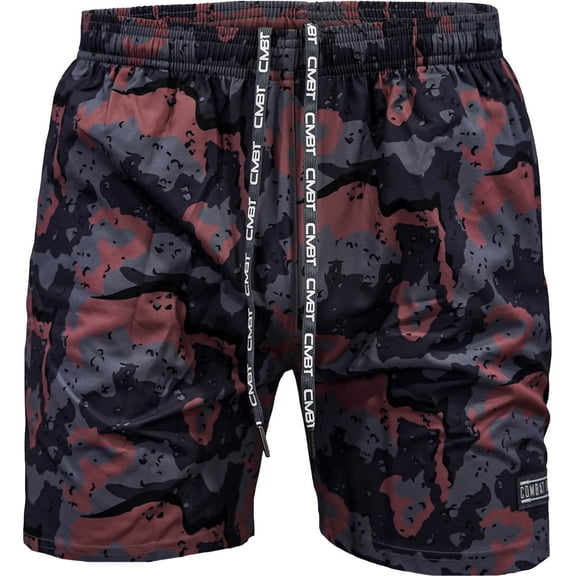 Combat Iron Men's V3 Performance Training Shorts | 5.5" S / Copenhagen Camo