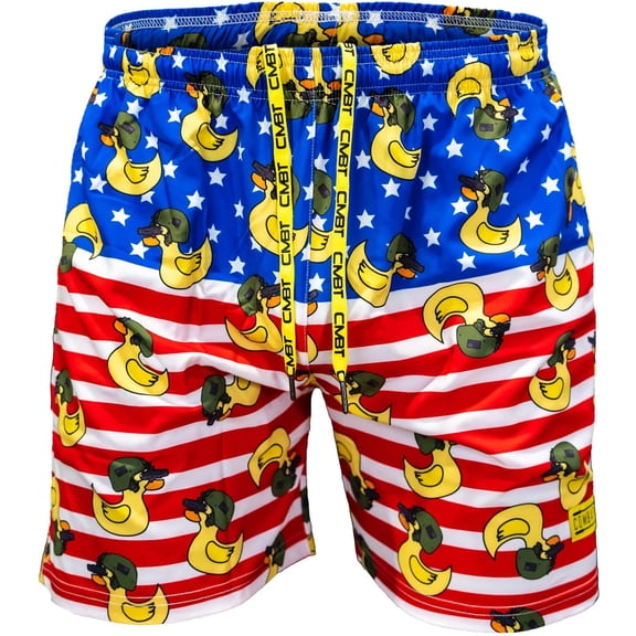 Combat Iron Men's V3 Performance Training Shorts | 5.5" S / Tactiduck Usa Edition