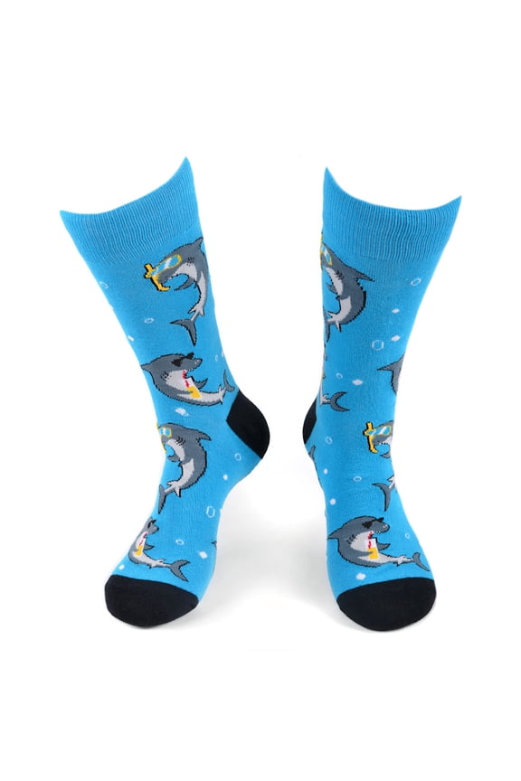 Men's Vacation Sharks Novelty Socks
