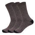 thumbnail image 1 of Men's Value Pack 6 Pairs Herringbone Warm Winter Crew Boot  Socks(Red), 1 of 1