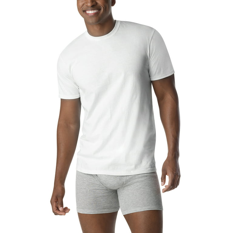 Men's Value White Crew T-Shirt, 8-Pack - Walmart.com