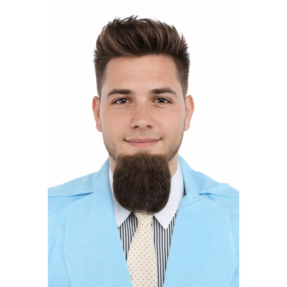 Men's Van Dyke Goatee Beard | Synthetic Facial Hair Beard Multiple Color Options | HPO