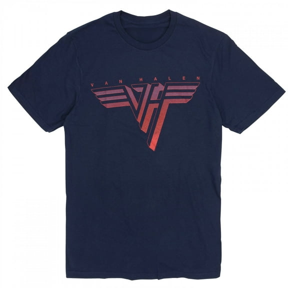 Men's Van Halen Classic Red Logo T-shirt XX-Large Blue