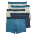 thumbnail image 1 of Men's Van Heusen 213PB25 Cotton Stretch Boxer Briefs - 5 Pack (Heather Grey S), 1 of 1
