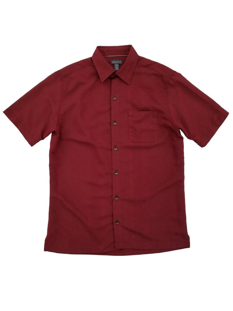 Van Heusen Men's Air Stripe Short Sleeve Button Down Shirt Van Heusen Men's Air Stripe Short Sleeve Button Down Shirt
