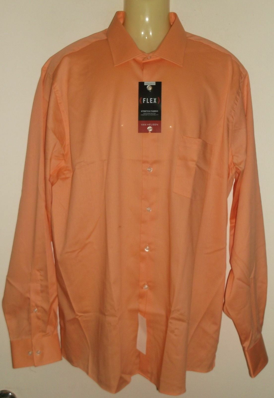 Men s Van Heusen Flex Collar Button Down Dress Shirts pick ur size