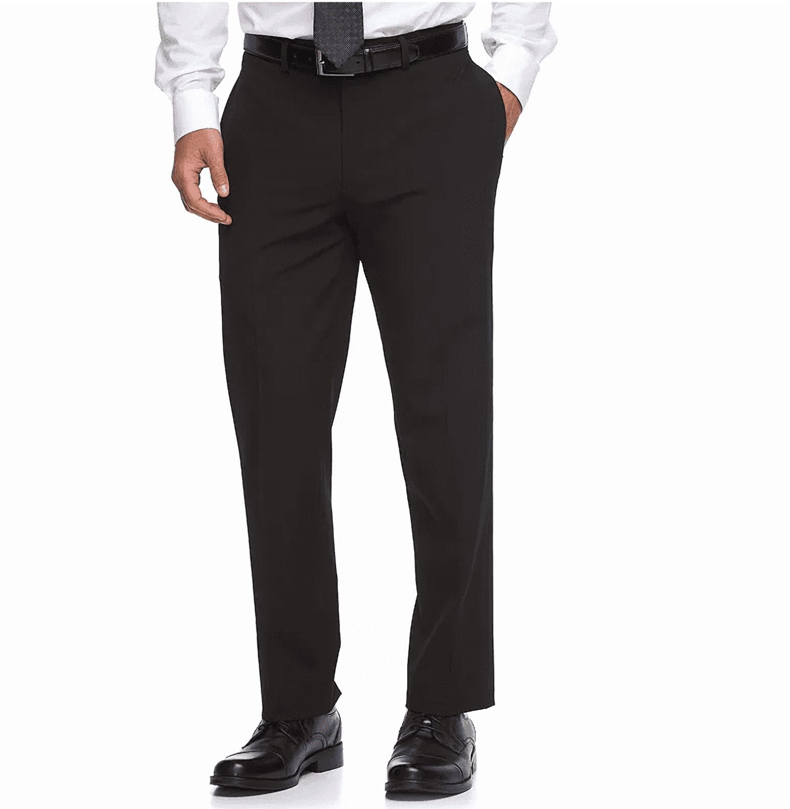 Men's Van Heusen Flex Slim-Fit Suit Pants, Size: 30X30, Black
