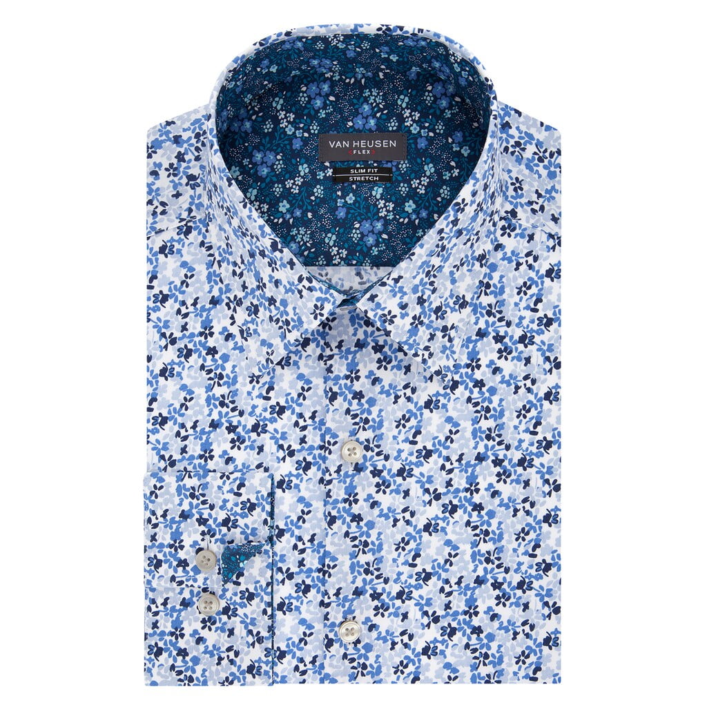 Van heusen flex collar slim fit top