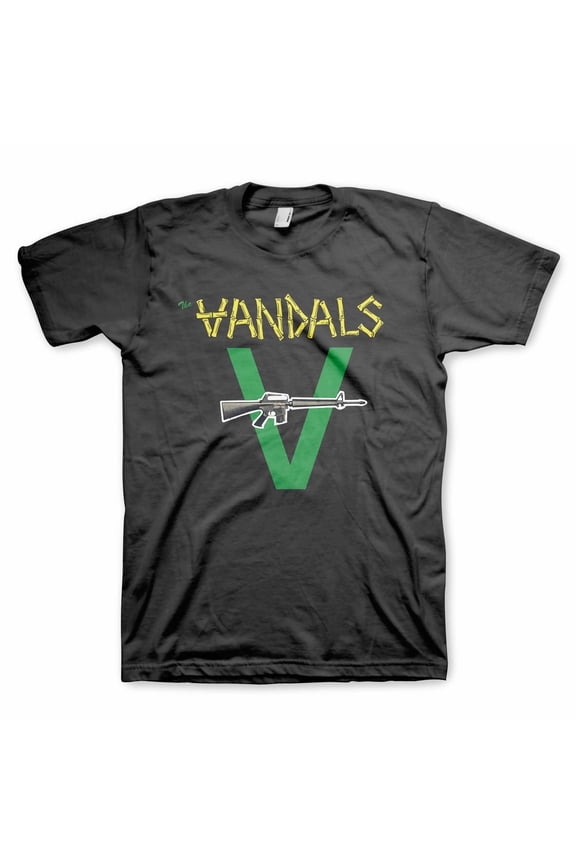 Men's Vandals Original Logo T-shirt Medium Black
