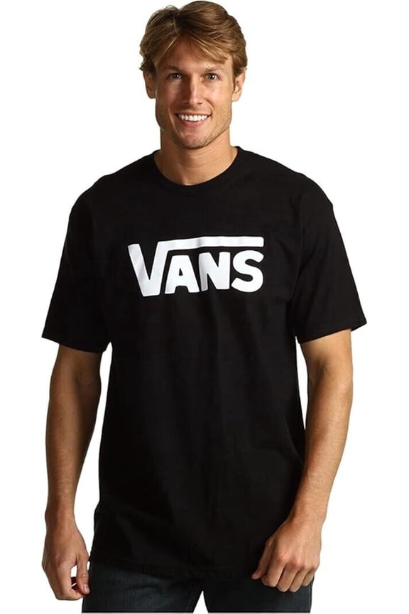 Men's Vans Short Sleeve Graphic Tee Color: Black White Size: M