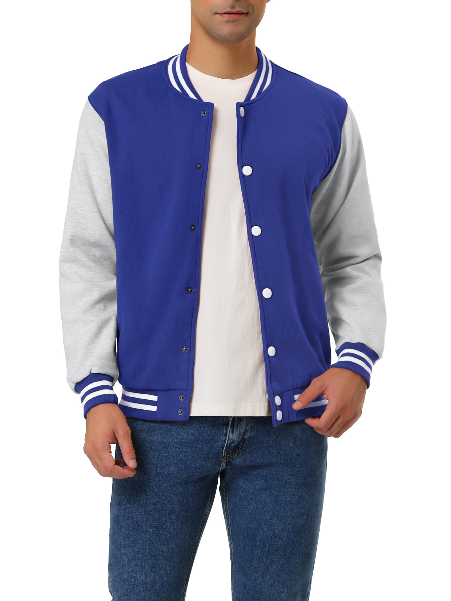 Varsity Jackets- Royal Blue Baseball Jackets for Men Online