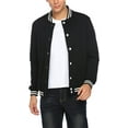 thumbnail image 1 of Men's  Varsity Jacket Causal Slim Fit Cotton Letterman Baseball Bomber Jackets, 1 of 11