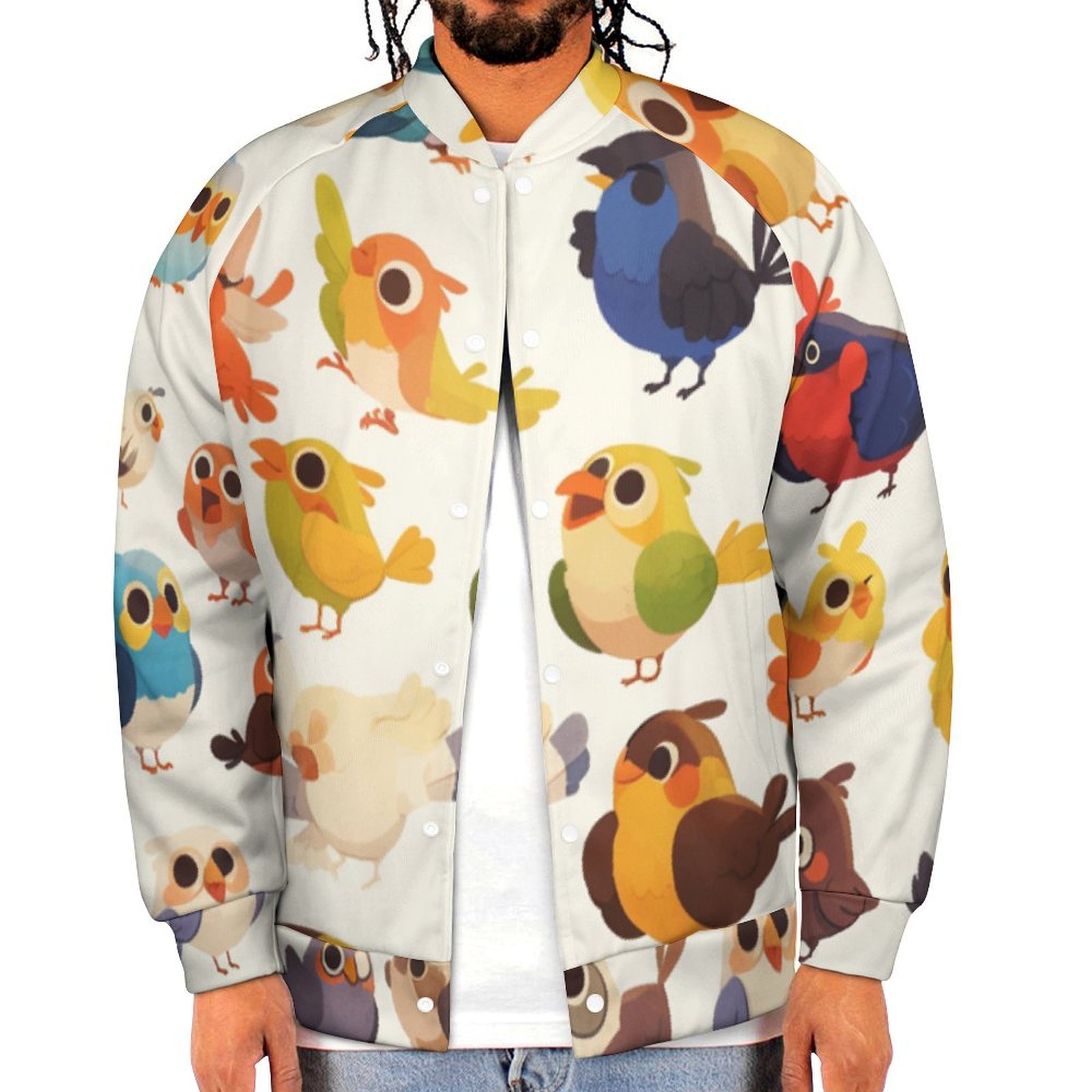 Men's Varsity Jacket Racer Jacket Oversized Baseball Bomber Jackets