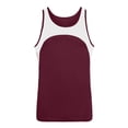 thumbnail image 1 of Men's Velocity Track Jersey S Maroon/White, 1 of 2