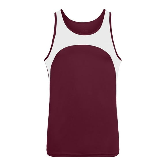 Men's Velocity Track Jersey S Maroon/White