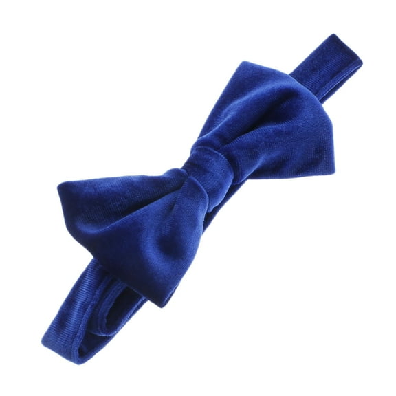 Men's Velvet Adjustable Pre-Tied Bow Tie -Royal Blue