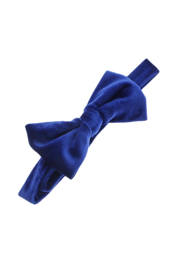 Men's Velvet Adjustable Pre-Tied Bow Tie -Royal Blue