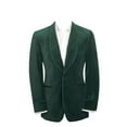 thumbnail image 1 of Men's Velvet Blazer Shawl Lapel One Button Velour Suit Jacket Tuxedo Jackets Green for Wedding Prom Party Dinner & All Ocasion, 1 of 5