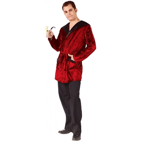 Smoking Velvet Robe Adult Halloween Accessory