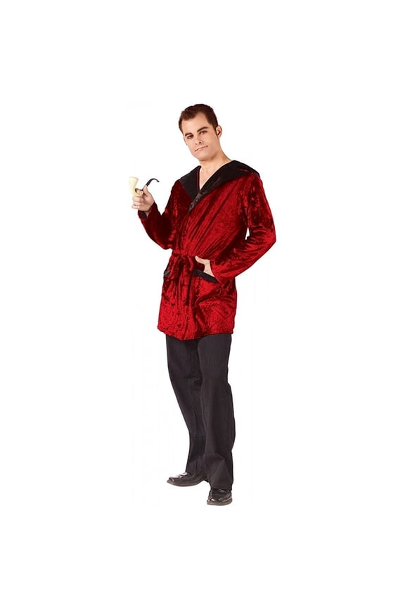 Smoking Velvet Robe Adult Halloween Accessory