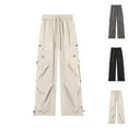 thumbnail image 1 of Men's Versatile Breathable Outdoor Hiking Pants, Quick-Dry Lightweight Cargo Pants with Pockets for Travel, Fishing and Spring Adventures,Dark Gray,M, 1 of 7