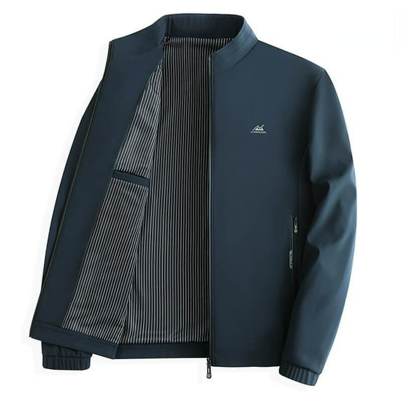 Men's Versatile Business Casual Jacket in 100% Polyester