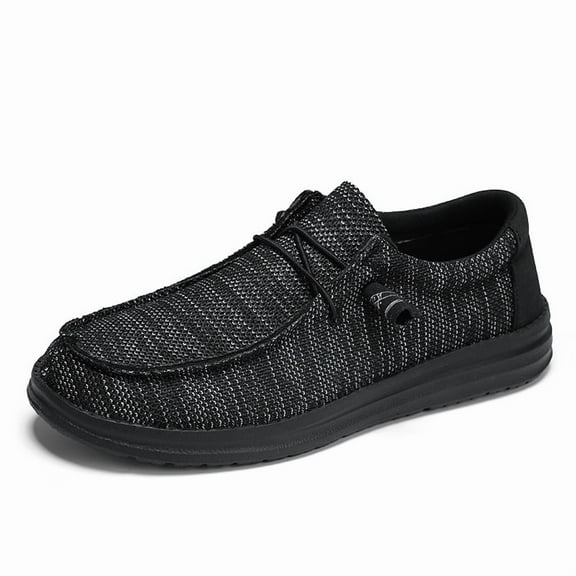 Men's Versatile Comfort Lace-Up Design | Lightweight Walking Shoes for Home, Travel & Casual Work