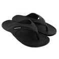 thumbnail image 1 of Men's Vertico Black Rubber Shower Sandal & Pool Flip Flop, 1 of 9