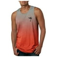thumbnail image 1 of Men's Vest Exercise Swimming Beach Shirt - Sleeveless Gradient Design Fitness Gym Training Top, 1 of 3