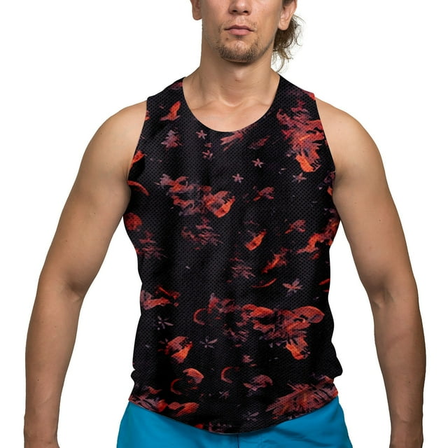 Men's Vest Ocean Animal 3d Digital Printing Casual Loose Fit Comfort ...