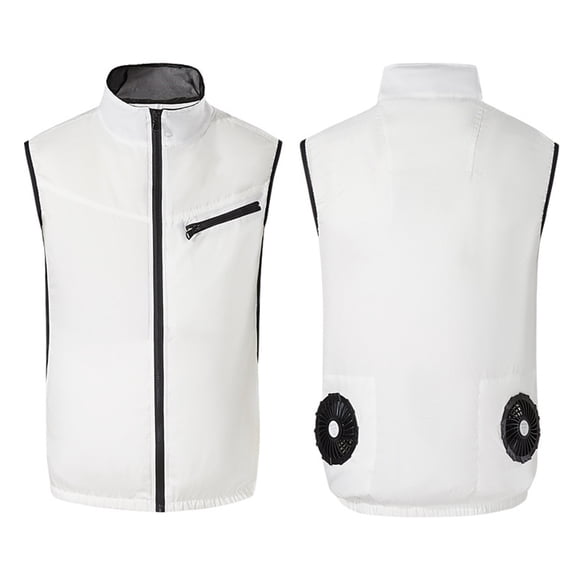 Men's Vest With Adjustable Fan Lightweight Sleeveless Outerwear For Daily Wear Outdoor Hiking Spring Summer Casual Jacket puffer jacket men