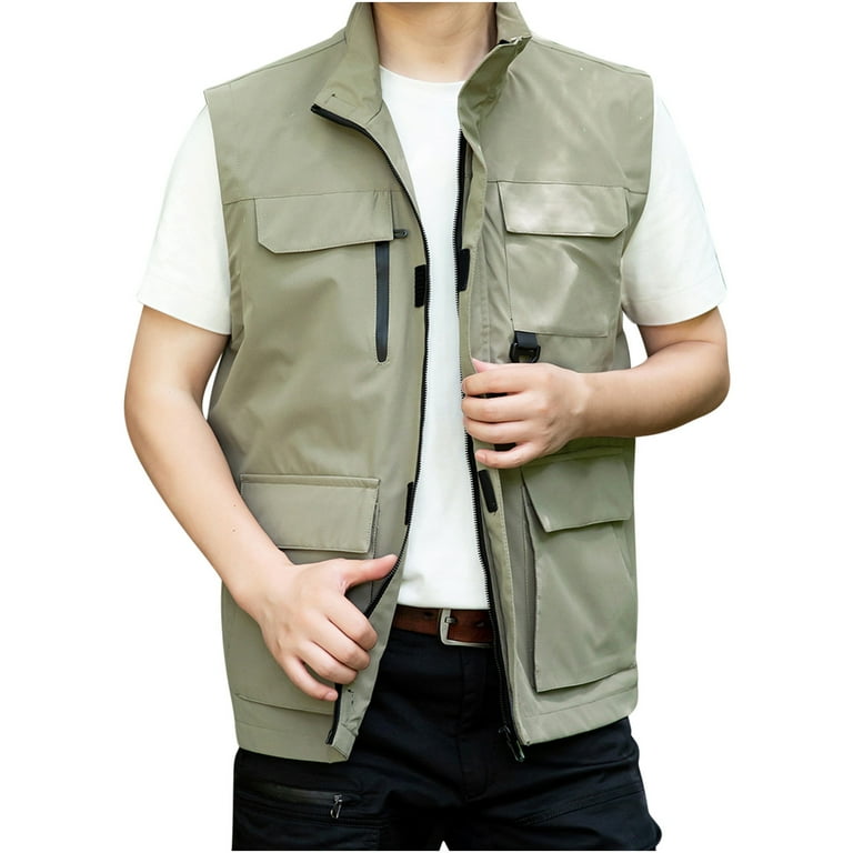 Men's Vests Multifunctional Outdoor Casual Waistcoat Gilet