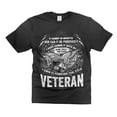 thumbnail image 1 of Men's Veteran Shirt Gift For Veteran Shirt For Veteran Patriotic Gifts Independence Day Shirt (Small Black), 1 of 6
