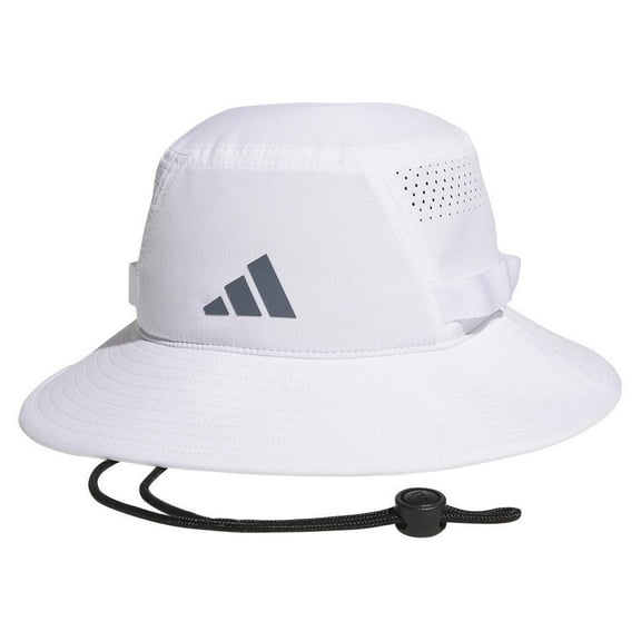 Men's Victory 5 Bucket Hat White and Black