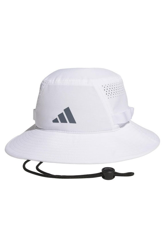 Men's Victory 5 Bucket Hat White and Black