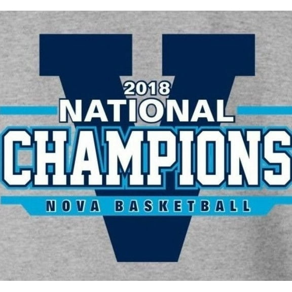 Men's Villanova Wildcats Basketball 2018 National Champions Shirt, Small (Men's)