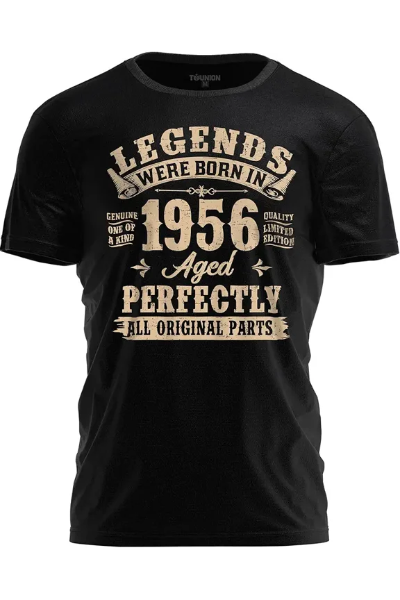 Men's Vintage 68th Birthday 1956 Legend Graphic T-Shirt