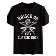 Classic Rock T Shirts Graphic Tees for Music Fans