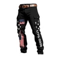 thumbnail image 1 of Men's Vintage American Flag Utility Work Pants for Patriotic Events, 1 of 4