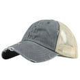 thumbnail image 1 of Men's Vintage Baseball Hat Fashional Grey Sports Hat Adjustable Baseball Cap, 1 of 4