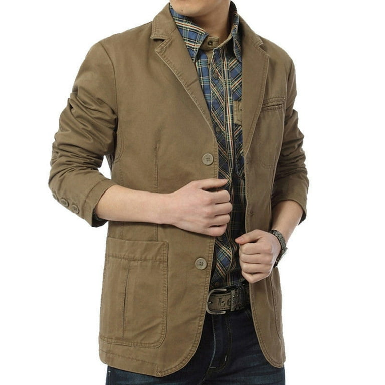 Washed casual sport coat hot sale