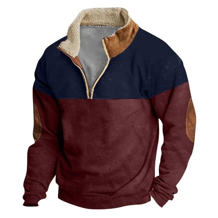 Ae colorblock half zip sweatshirt deals